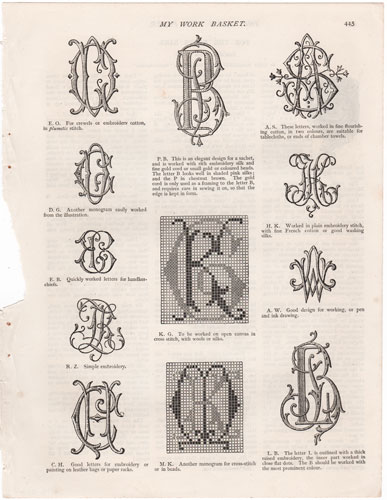 original engravings from The Girl's Own Paper (1888-1890)